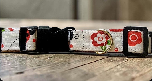 Ladybug Garden Pet Collar