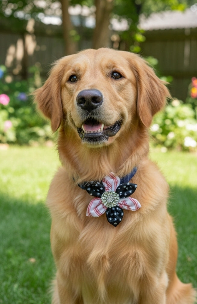Vintage USA Collar Flower