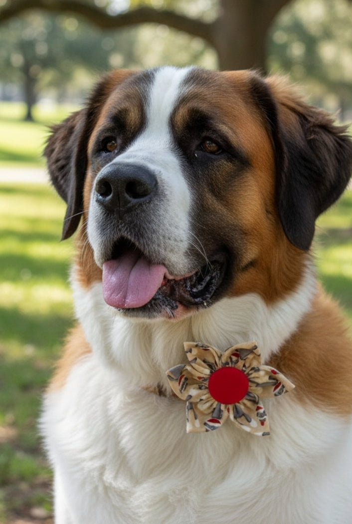 Monkey Business Pet Collar Flower