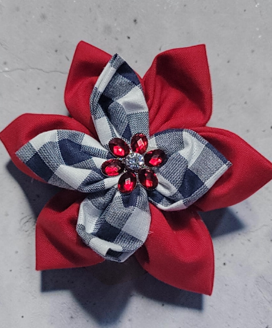 Patriotic Double Layer Collar Flower