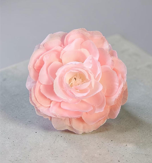 Pale Pink Rosette Frilly